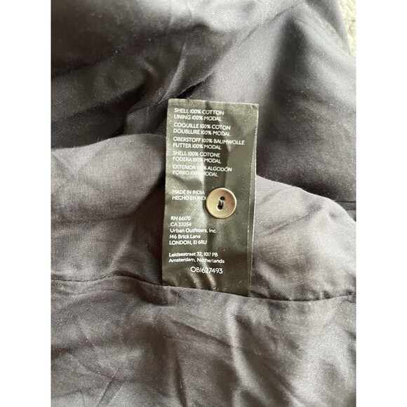 Anthropologie Maeve Dress Midi Women Cotton Button Front Preppy Boho Small New - Picture 13 of 13